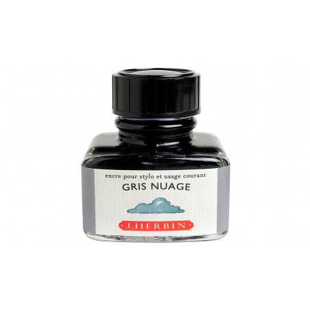 Flacon d'encre J. Herbin® Gris Nuage 30 ml