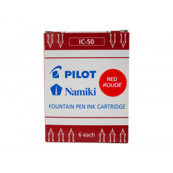 Cartouches d'encre Pilot® Namiki Rouges