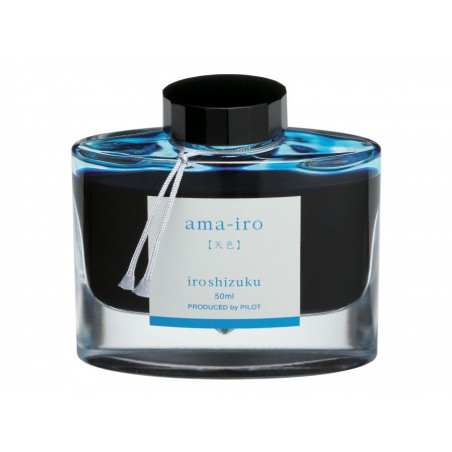 Encrier Iroshizuku Pilot® Bleu Ciel Ama Iro 50 ml