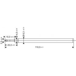 Recharge Roller Schmidt® (SRC 888) ceramic 0,7 mm pointe moyenne Noire.