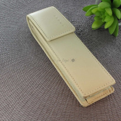 Etui Cuir Beige Cross® 2 Stylos