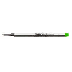 RECHARGE (M63) VERT LAMY POUR STYLO ROLLER LAMY (à capuchon)