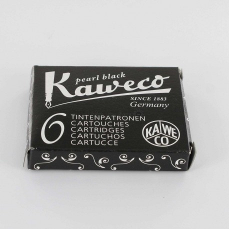 Cartouches KAWECO® Pearl Black - Boite de 6