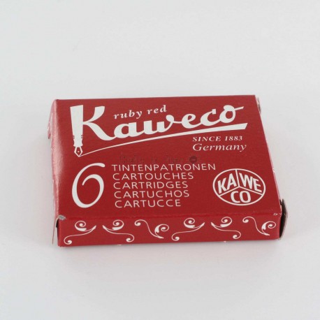 Cartouches KAWECO® Ruby Red - Boite de 6