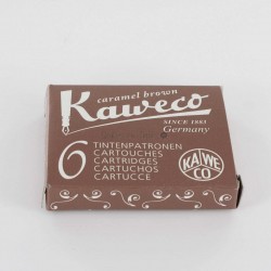 Cartouches KAWECO® Caramel Brown - Boite de 6
