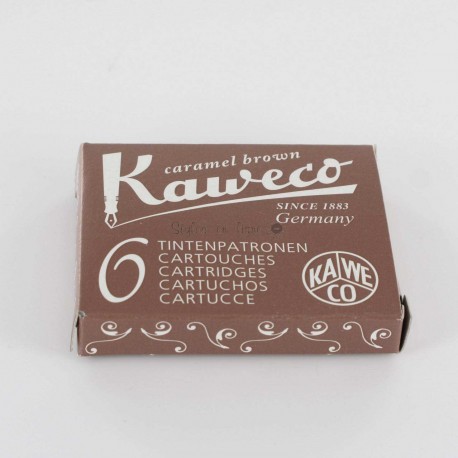 Cartouches KAWECO® Caramel Brown - Boite de 6