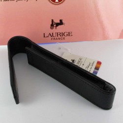 Etui Cuir Laurige® Noir 1 Stylo Aimanté