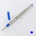 Pack de 2 Recharges ROLLER BLEUE MOYENNE 0,7 mm (recharge générique/compatible) pour stylos MB.