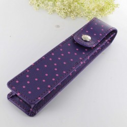 Etui à Stylo Oberthur® Miss Violet et Pois (1 Stylo)