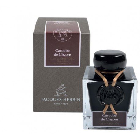 Flacon d'encre 1670 J. Herbin® Caroube de Chypre 50 ml