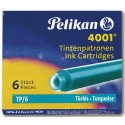 Cartouches Turquoise boite de 6 Pelikan® standard