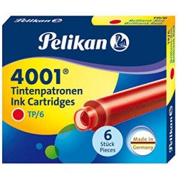 Cartouches Rouge boite de 6 Pelikan® standard