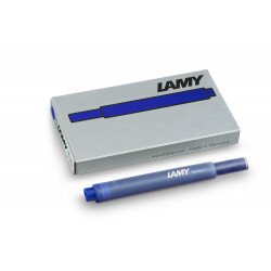 CARTOUCHE D'ENCRE BLEUE "effaçable" LAMY (T 10) Boite de 5.