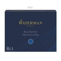 Cartouches Bleues/Noires Longues boite de 8 Waterman®