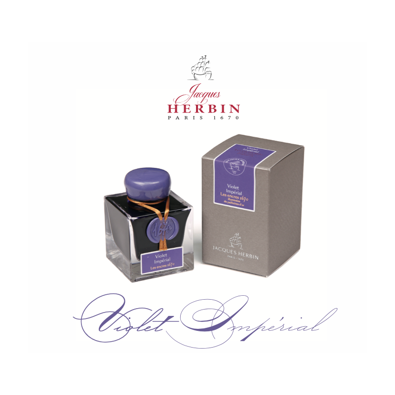 Flacon d'encre 1670 J. Herbin® Violet Impérial 50 ml