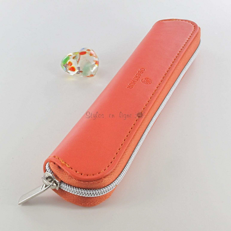 Etui/Trousse à Stylo Oberthur® Move Mandarine