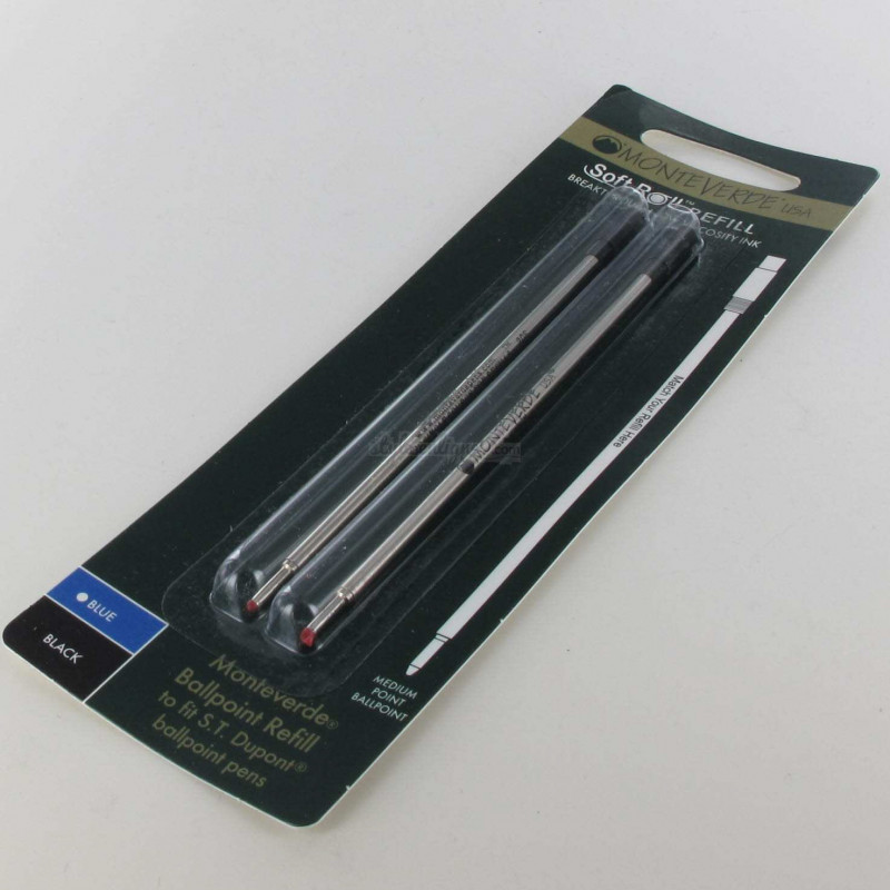 Recharge Bille Noire à vis Monteverde® pour stylo ST Dupont® Recharge Bille Noire à vis Monteverde® pour stylo ST Dupont®