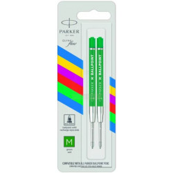 Lot de 2 Recharges Billes Vertes Moyenne Parker®