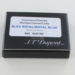 Cartouches "Classique" Bleu Royal boite de 6 ST Dupont® Anciens stylos