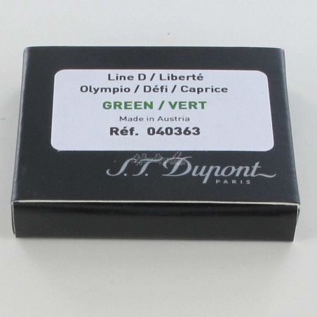 Cartouches Vertes boite de 6 ST Dupont®