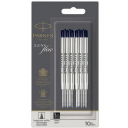 Lot de 10 Recharges Billes Noires Moyennes Parker®