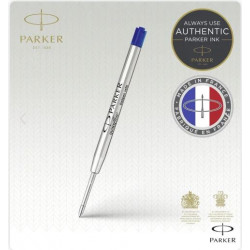 Lot de 10 Recharges Billes Bleues Moyennes Parker®