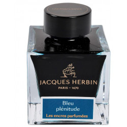 Flacon d'encre parfumée 50 ml  J. Herbin® Prestige Bleu Plénitude