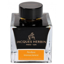 Flacon d'encre parfumée 50 ml  J. Herbin® Prestige Ambre Insouciance