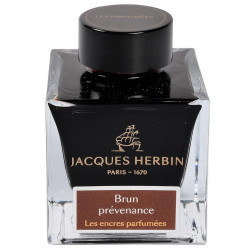 Flacon d'encre parfumée 50 ml  J. Herbin® Prestige Brun Prévenance