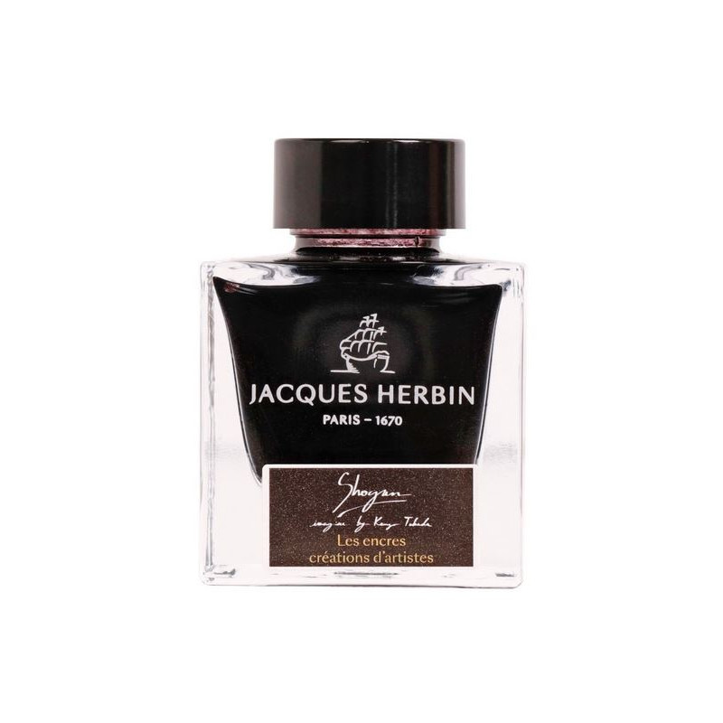 Flacon d'encre Noir 50 ml  J. Herbin® Shogun by Kenzo Takada
