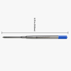 Lot de 2 Recharges Bille Bleue compatible Sheaffer® Monteverde® générique