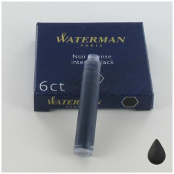 Cartouches Noires Courtes boite de 6 Waterman®