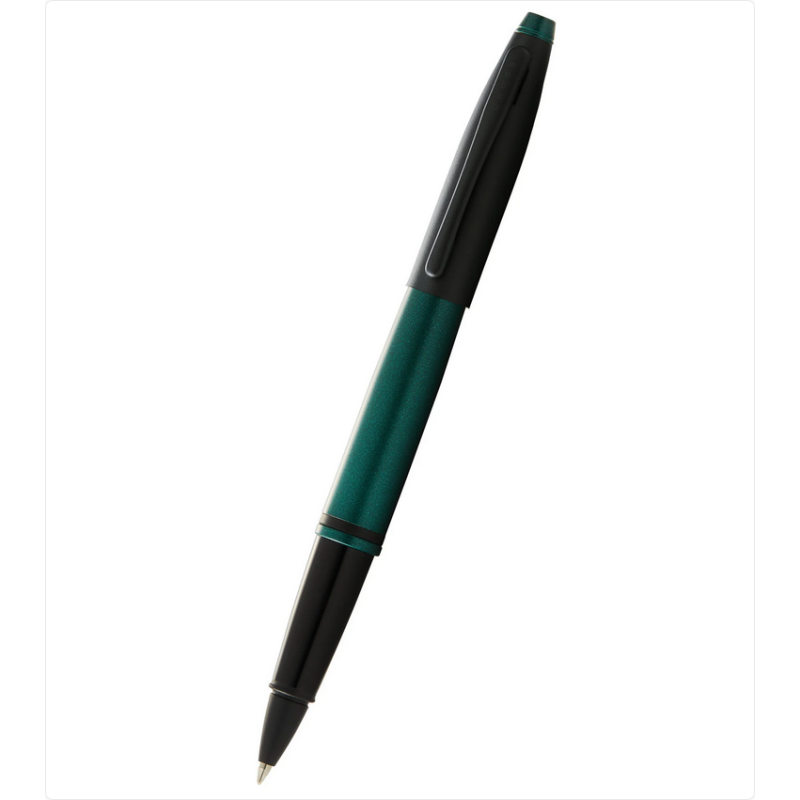 Stylo roller Calais laqué vert mat et noir CROSS®