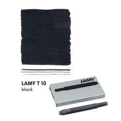 LAMY T10 noir – nuancier d’encre et étui - stylosenligne.com