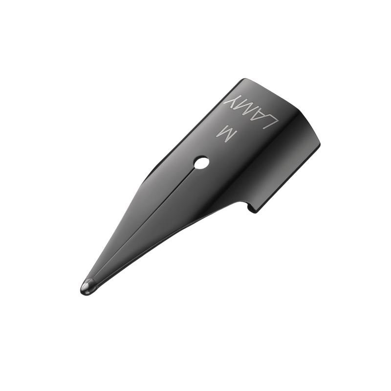 Plume de remplacement Lamy Z50 noire, taille M, en acier, vue de profil