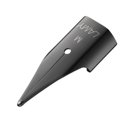 Plume de remplacement Lamy Z50 noire, taille M, en acier, vue de profil