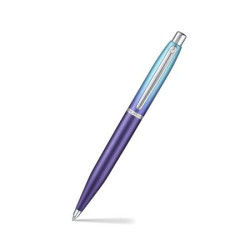 Stylo bille Sheaffer Expressions dégradé violet bleu pointe