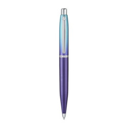 Stylo bille Sheaffer Expressions dégradé violet bleu détail du clip