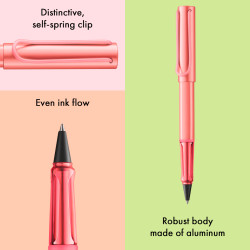 Stylo Roller AL-star flamingo - mise en situation