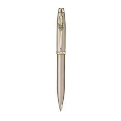 Vue de profil du stylo bille Sheaffer Paris doré