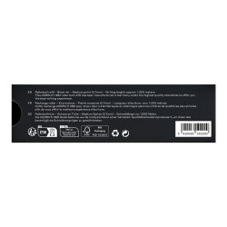 Dos de la boîte recharge roller Cerruti 1881 encre noire 0.7 mm