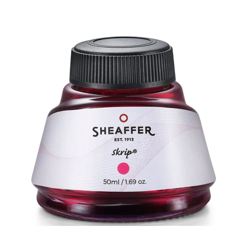 flacon dencre sheaffer skrip rose 50ml