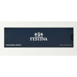 Boîte de 2 recharges roller Festina encre bleue pointe M