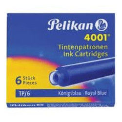 Lot de 5 boîtes Cartouches Bleues effaçables standards Pelikan®